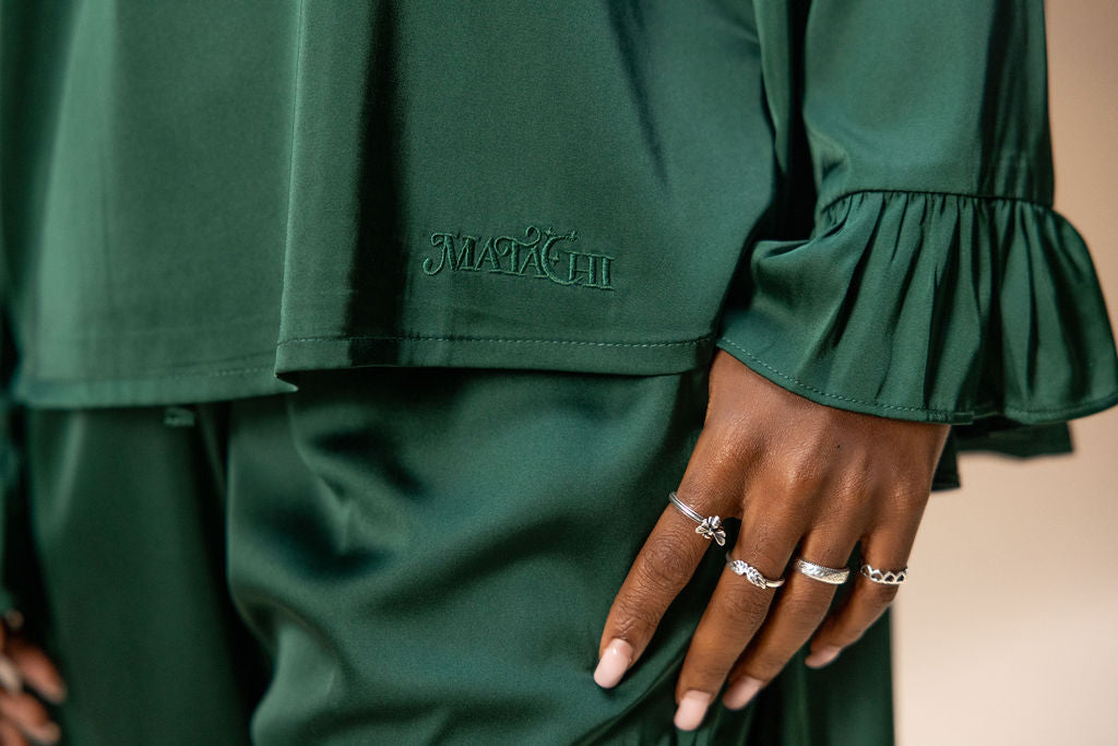 Spaghetti Strap Ruffles Set