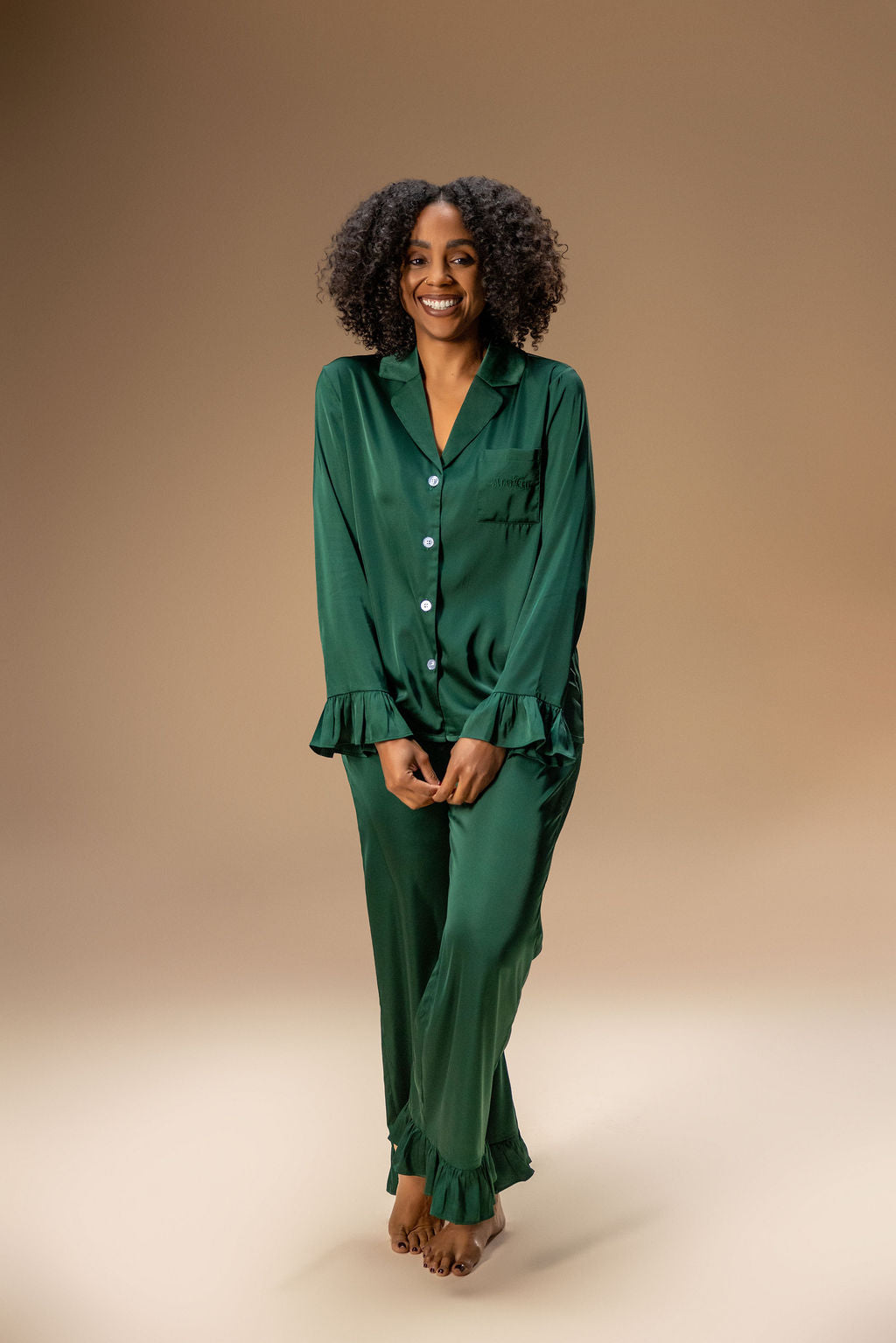 Long Sleeve Ruffles Set