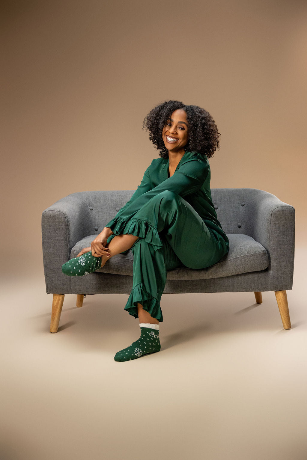 Long Sleeve Ruffles Set